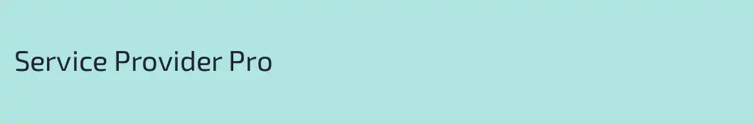 Service Provider Pro